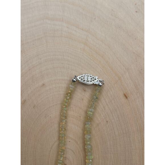 Opal Strand Necklace - Sterling Silver Clasp - Picture 4 of 5